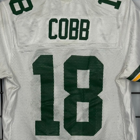 Reebok Green Bay Packers Randall Cobb Jersey Womens M Medium White Away Mesh - Picture 7 of 10